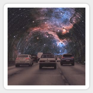 Cosmic Tunnel Sticker